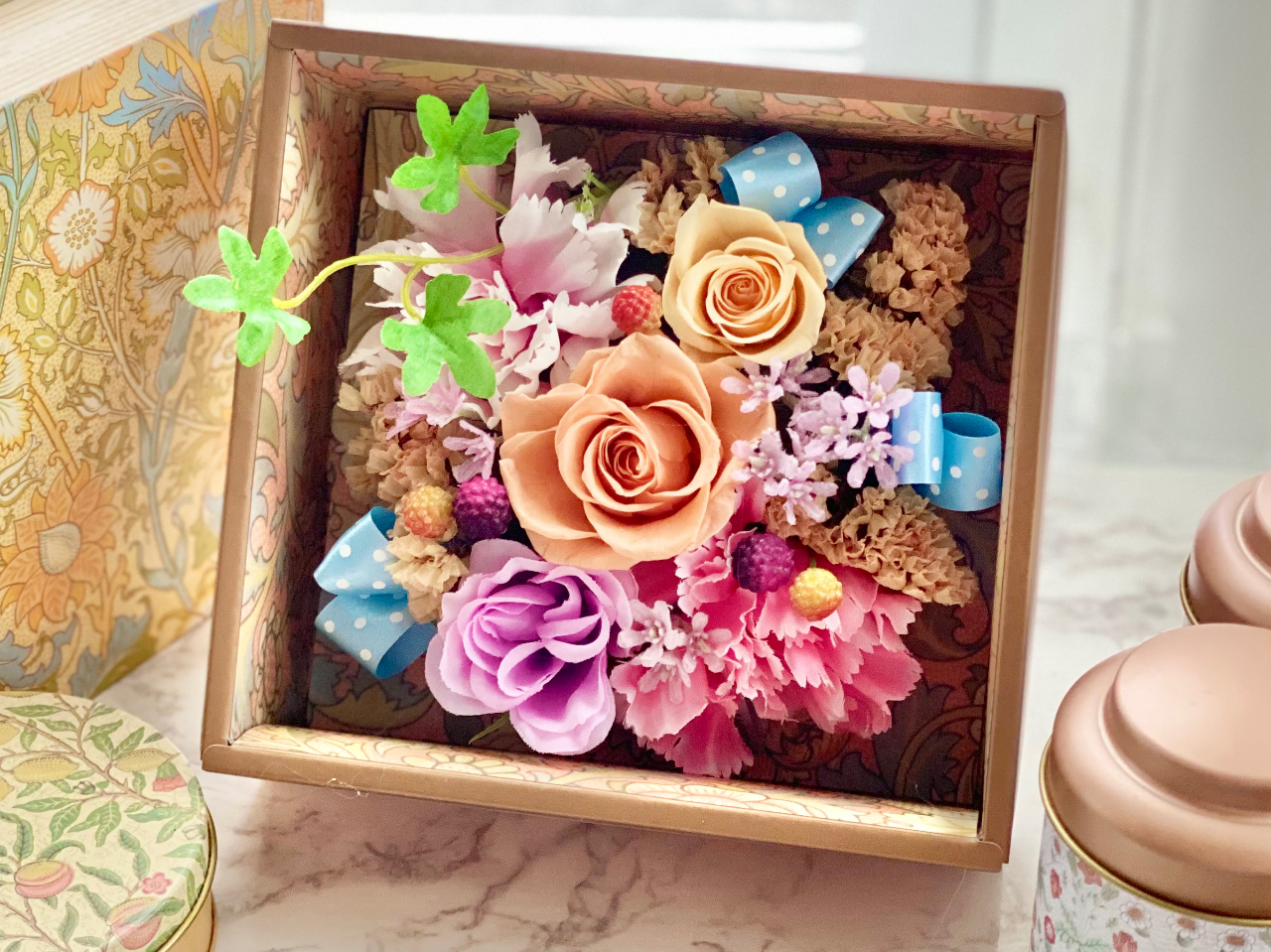 けろっぴページ□フラワーエッセンスフルセット40本と木箱のセットと当