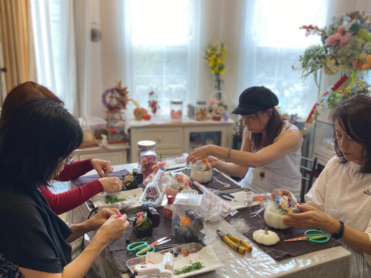 ご友人の方々と、楽しいひと時作品は思い出に!お越し頂きありがとうございました。