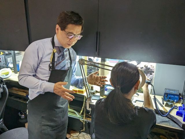 講習はマンツーマンなので初めてでも安心です