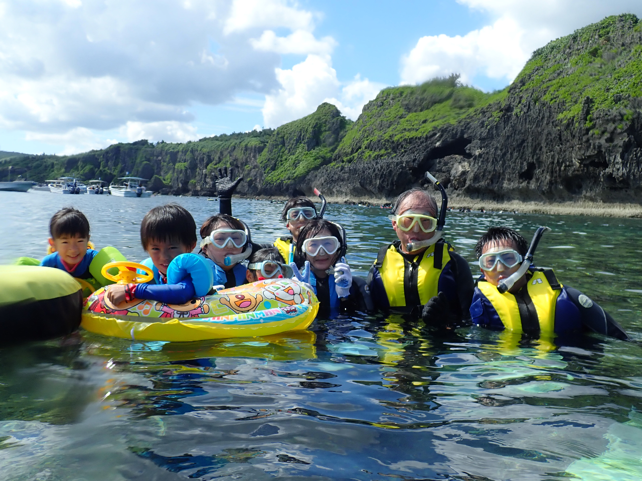 3歳から69歳まで楽しめるシュノーケルプランです!