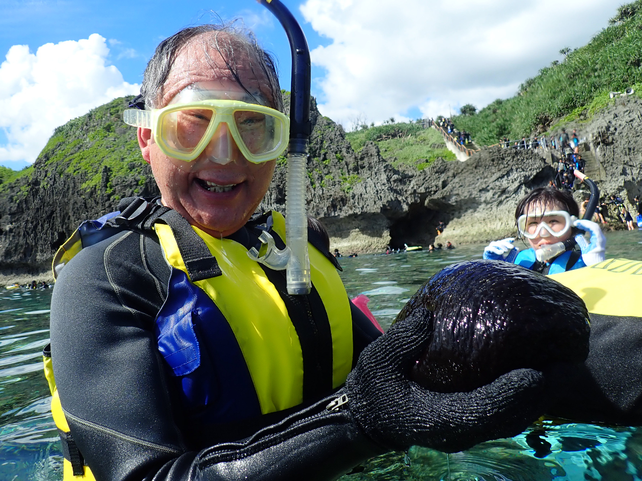 おじいちゃんも楽しそう