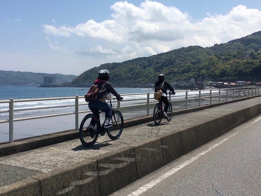 【9~12時/13~16時】C1-シーサイドスパ&ダウンヒルサイクリング宇佐美コ...