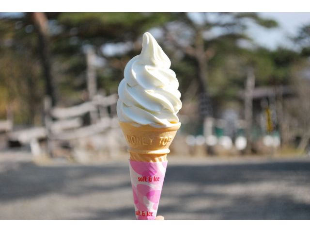 ガーンジィ牛乳を使用した【ソフトクリーム】