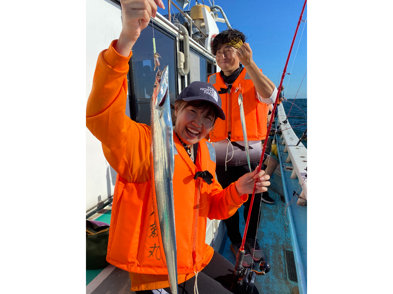 「タチウオ釣り」8月下旬〜11月ころ