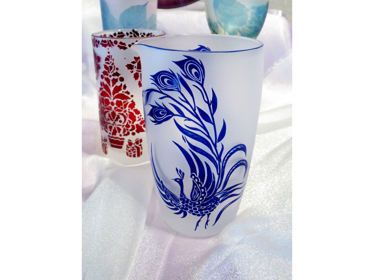 初めてでも安心！【サンドブラスト・色被せガラス使用】ロックグラス