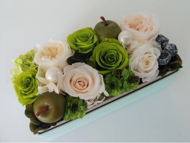 プリザーブドフラワーのおしゃれなboxグリーンアレンジver ケース付き 所要時間 約1時間30分 プリザーブドフラワー教室 ジュイエ じゃらん遊び体験 プリザーブドフラワーのおしゃれなboxグリーンアレンジver ケース付き 所要時間 約1時間30分 プリザーブドフラワー教室 ジュイエ じゃらん遊び体験