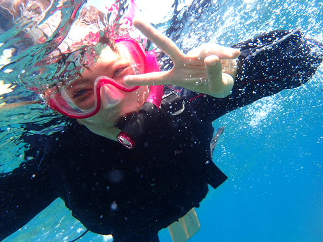 水中写真、動画は無制限!たくさんお撮りいたします!