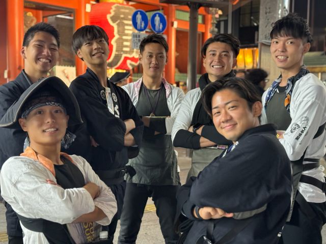 個性豊かな俥夫が在籍。誰が担当になるかは当日のお楽しみ♪浅草観光はぜひ人力車で!!