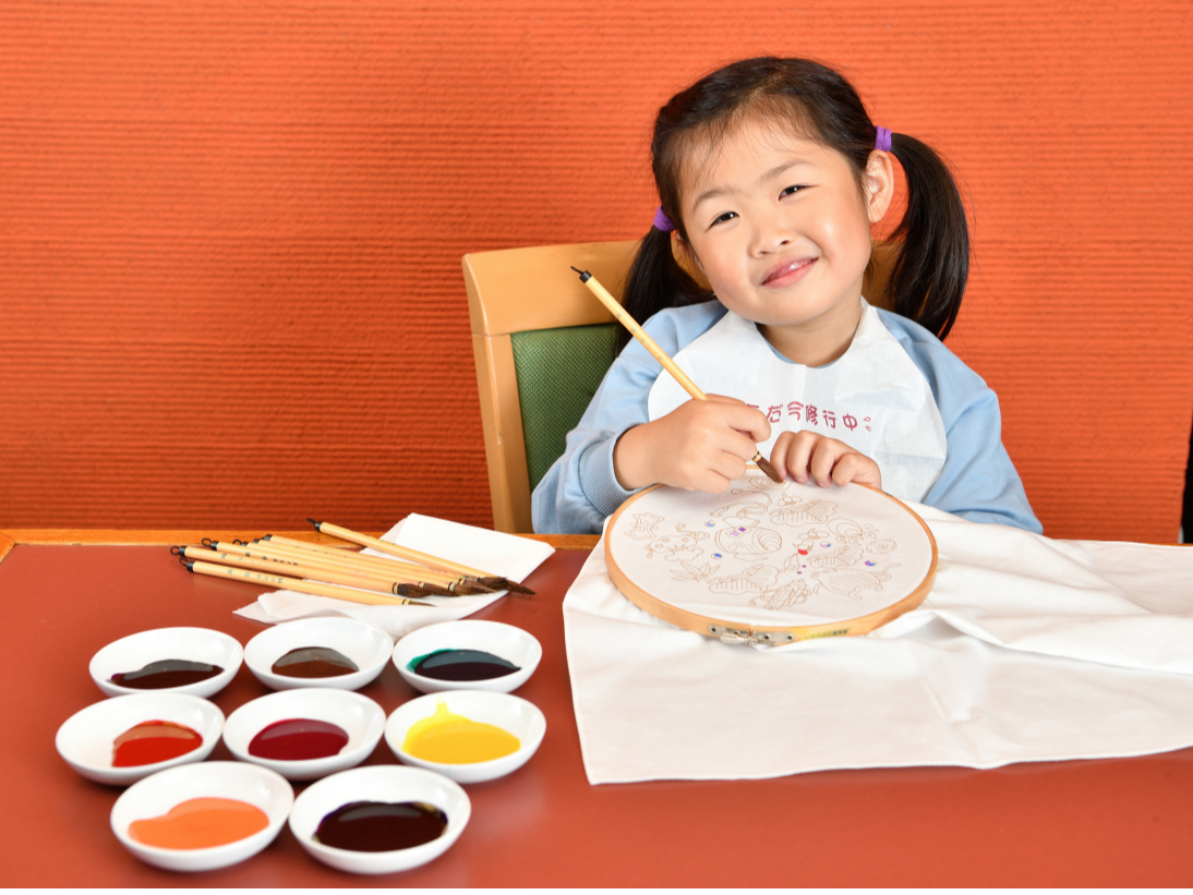 楽しく手描き友禅