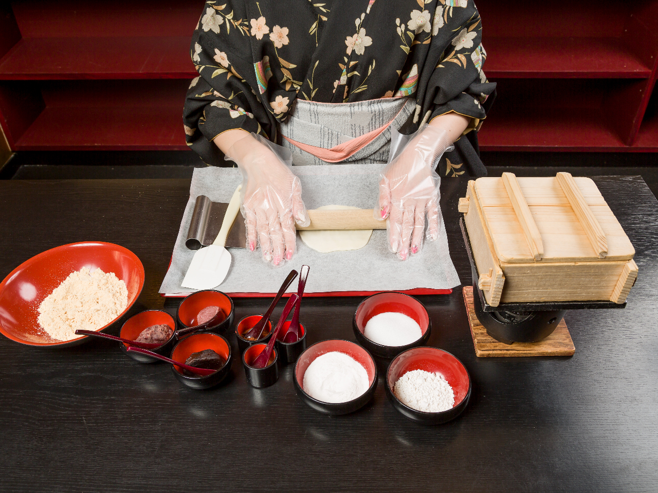 生地から作る生八つ橋手づくり体験