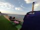 潮風に吹かれて外気浴