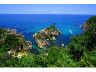 天気が良い日の海上からの眺めは最高です♪