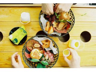 農園「杉・五兵衛」直送の朝ごはん