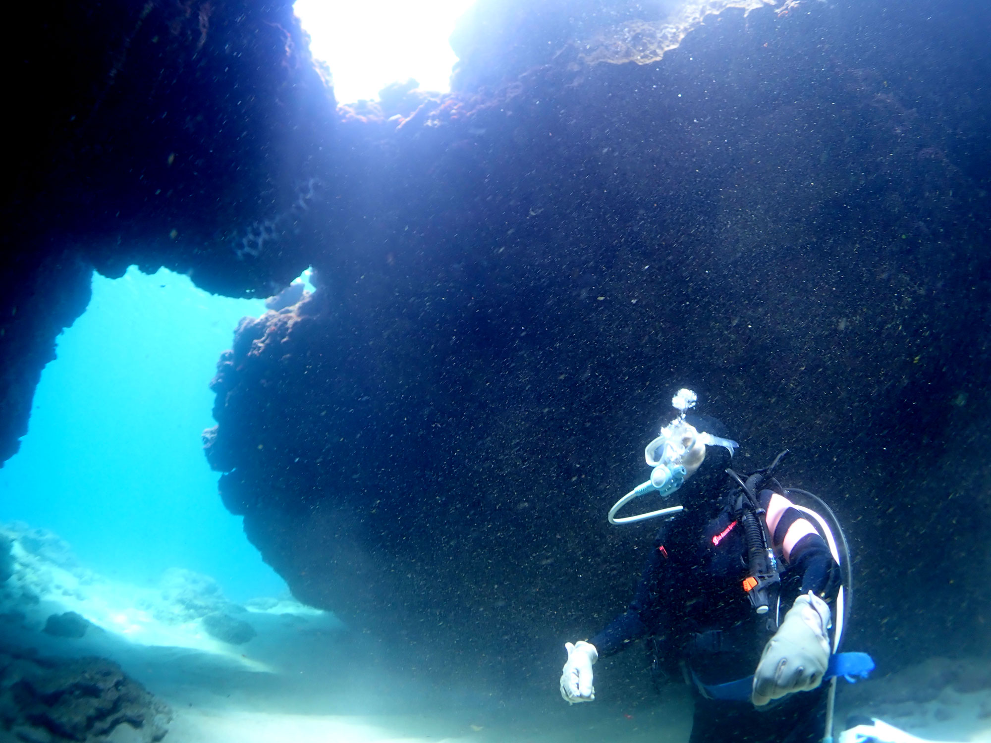 水中の地形を感じるポイントもあります。