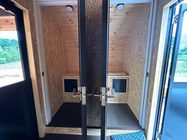 更衣室がふたつあります