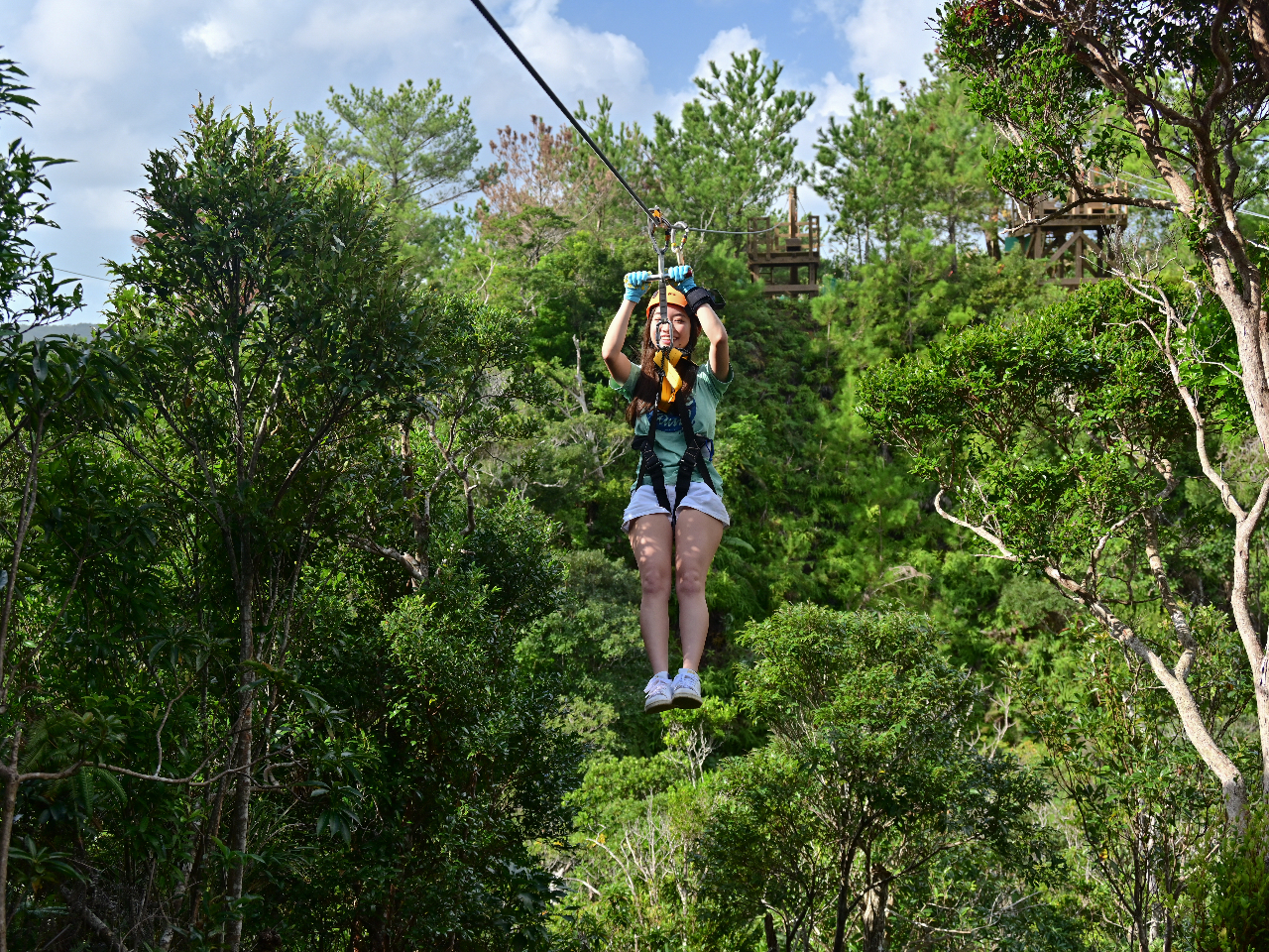 最初の1本目はどきどき!勇気を出してGo!Go!やんばる!