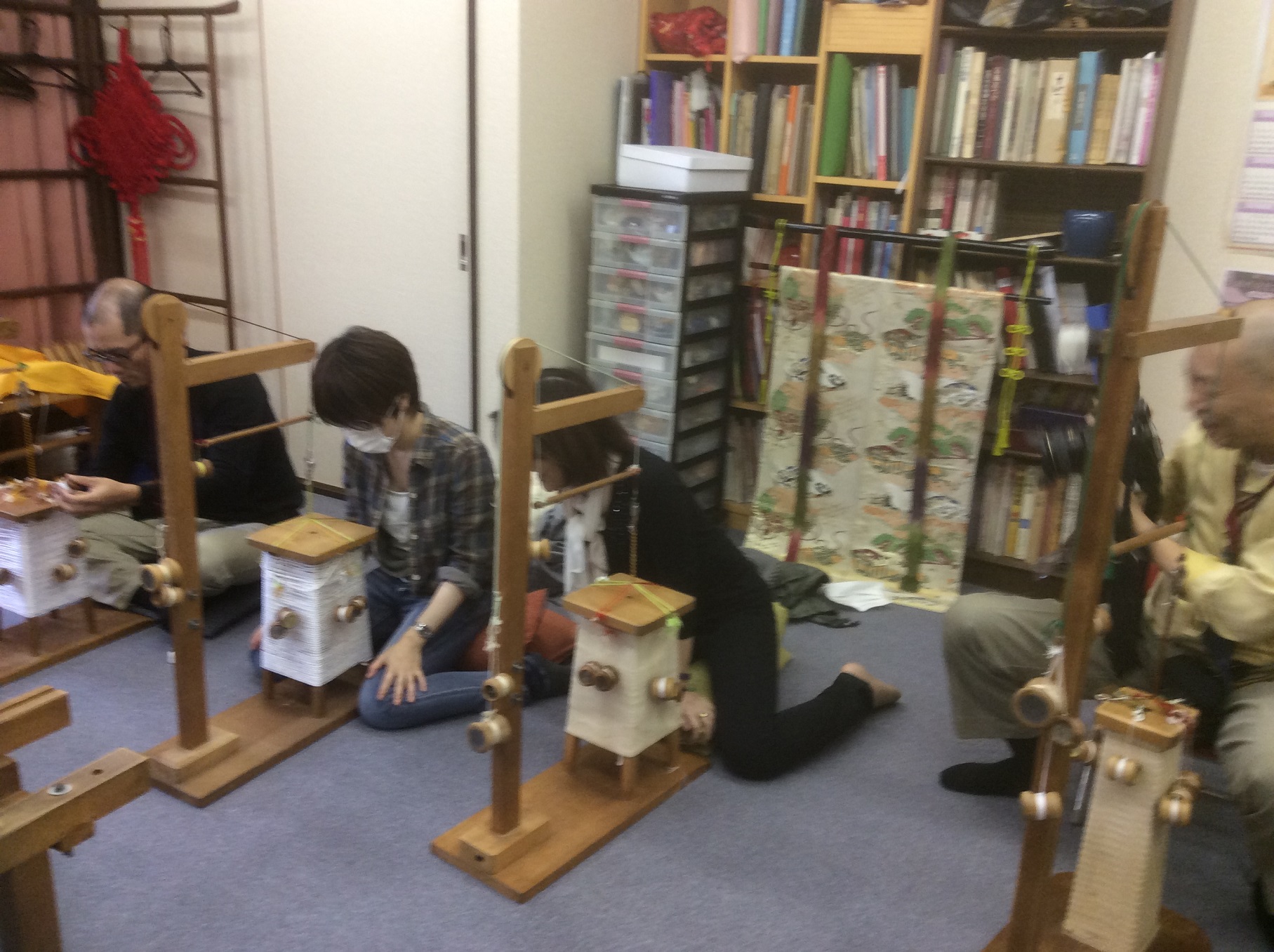 体験の様子。みんな一生懸命です