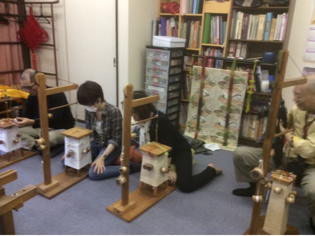 体験の様子。みんな一生懸命です