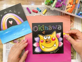 3歳からひとりでできちゃう♪お家に飾ってオシャレな世界にひとつだけのインテリアアートが作れます♪