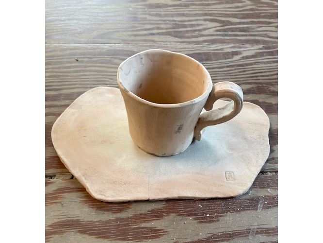 例:マグカップ&ソーサーが作れます。