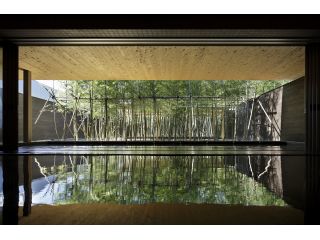 「片岡温泉」竹林風呂