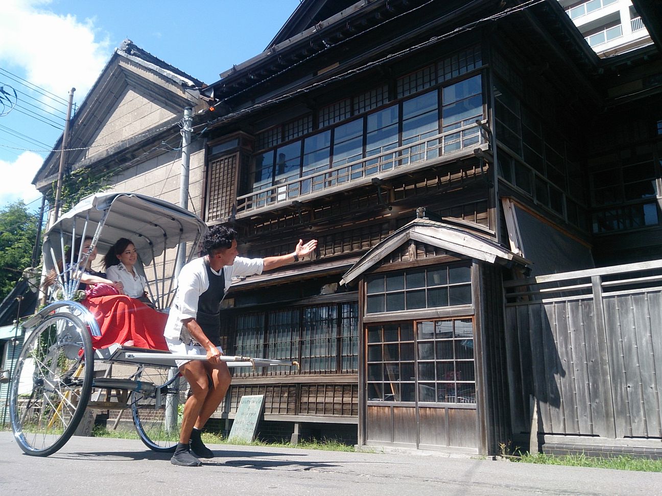 【小樽・人力車】小樽浪漫の旅★定番30分貸切コース★