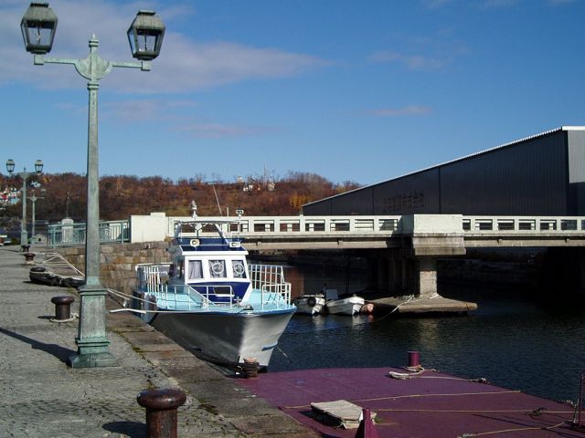 北運河、北浜橋