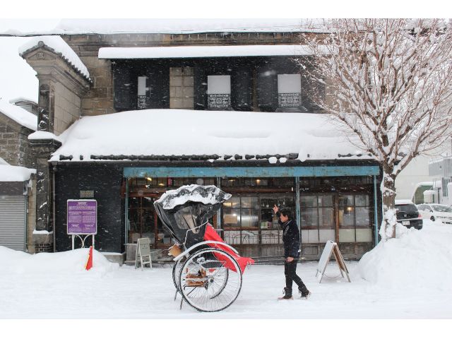冬景色、旧川又商店