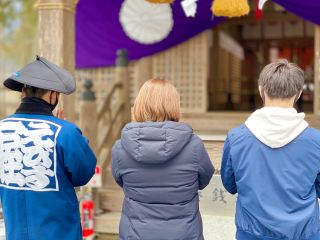 人力車から降りて頂いて、名所の中を歩いてご案内出来ちゃいます!