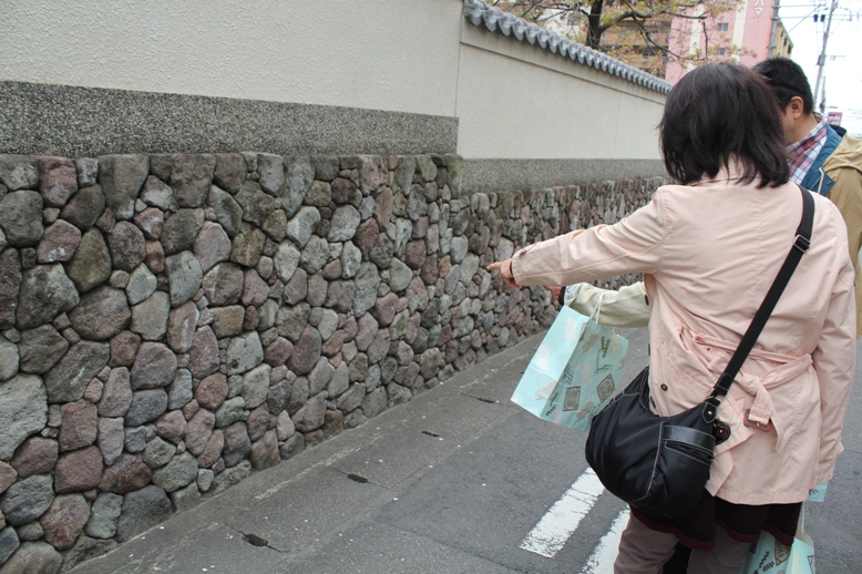 別府石は別府ならではの石垣です。