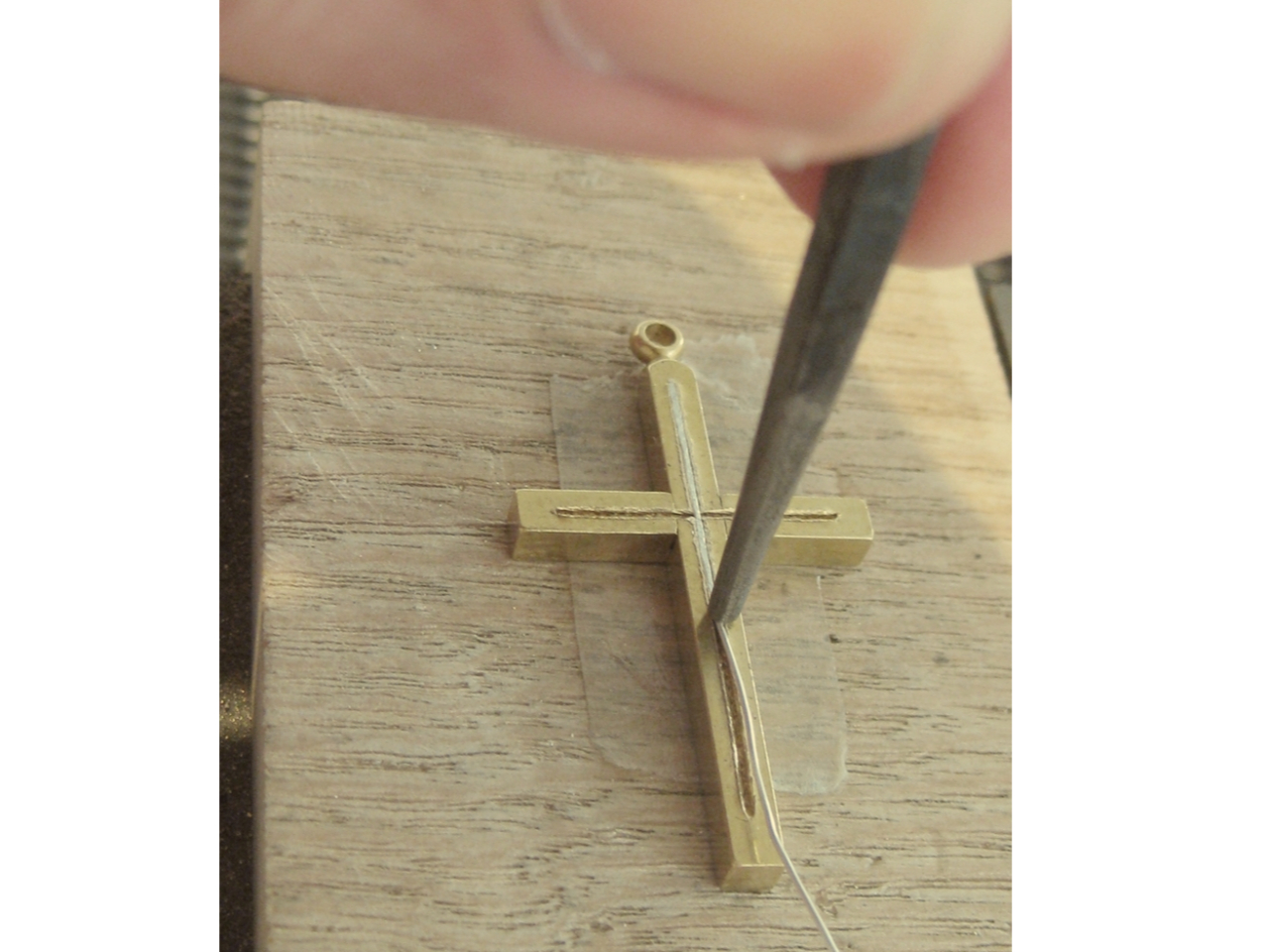 純銀線 打ち込み