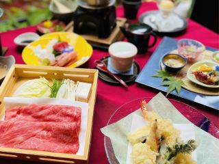 まつなが牛すき焼き会席