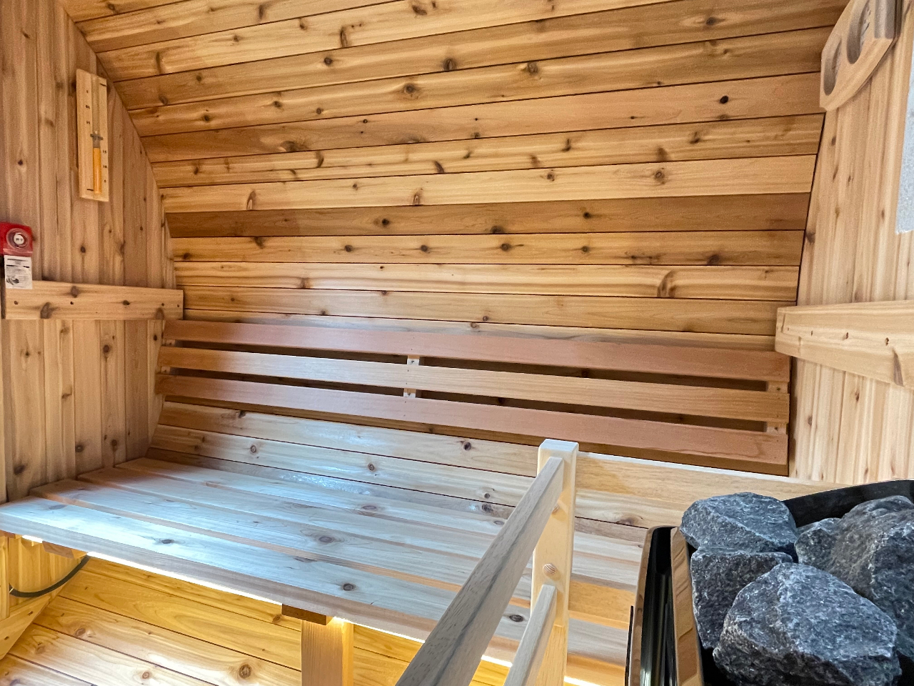 ロウリュウもできる!