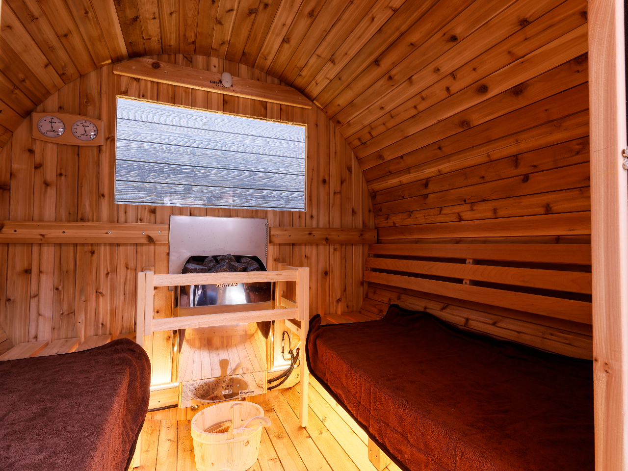 ロウリュウもできる