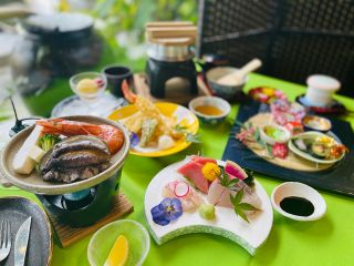 鮑踊り焼き会席