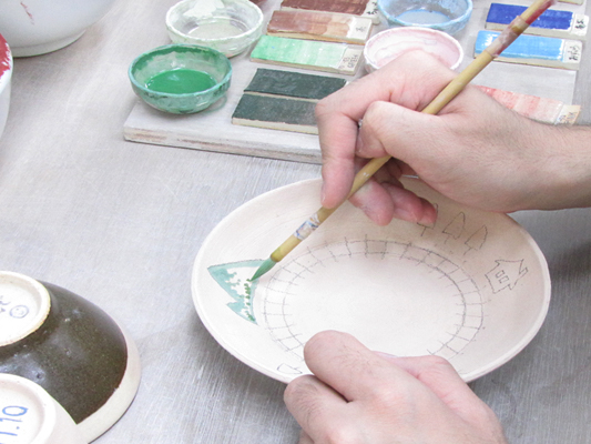 ご自分で色付けをすれば、オリジナリティーあふれる作品になりますよ!