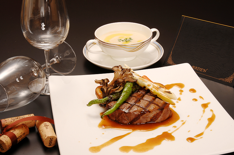 お昼限定【飛騨牛グリルコース×手ぶらで温泉入浴プラン】 I802