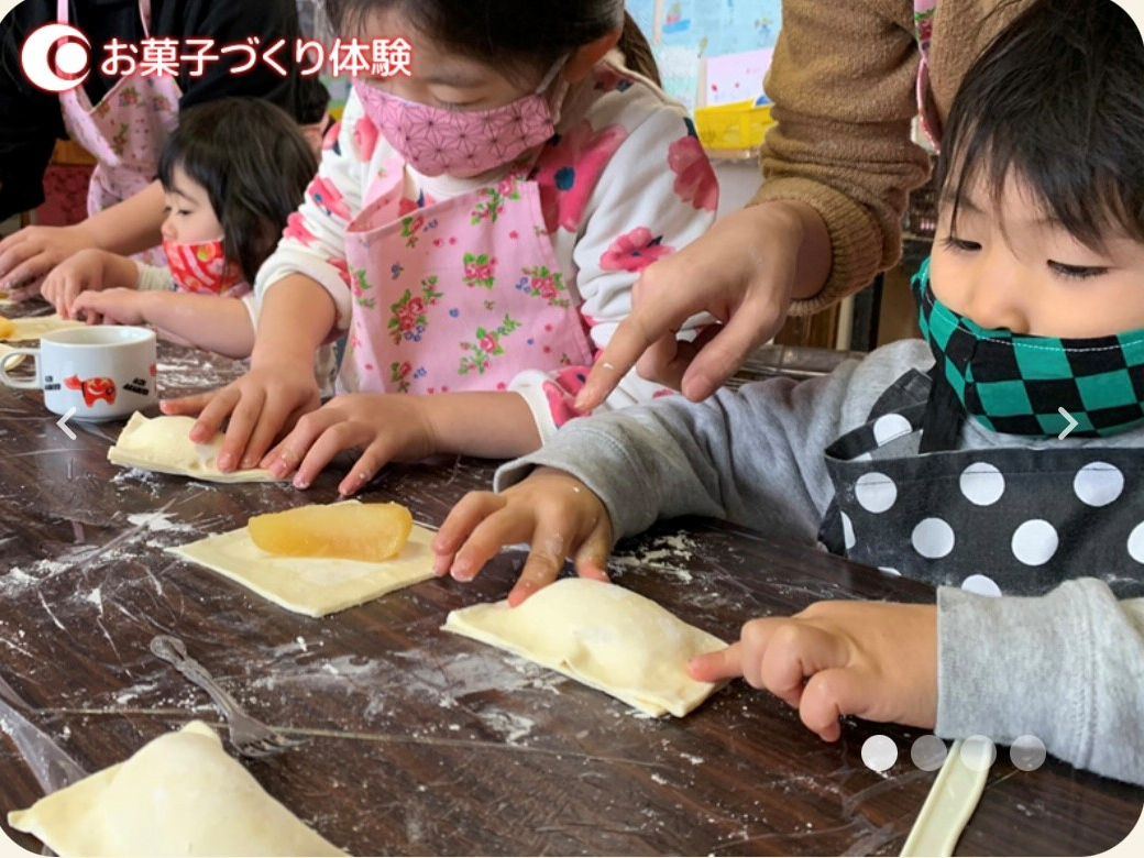 小さなお子様でも体験して頂けます♪大人の方お手伝い下さいね!