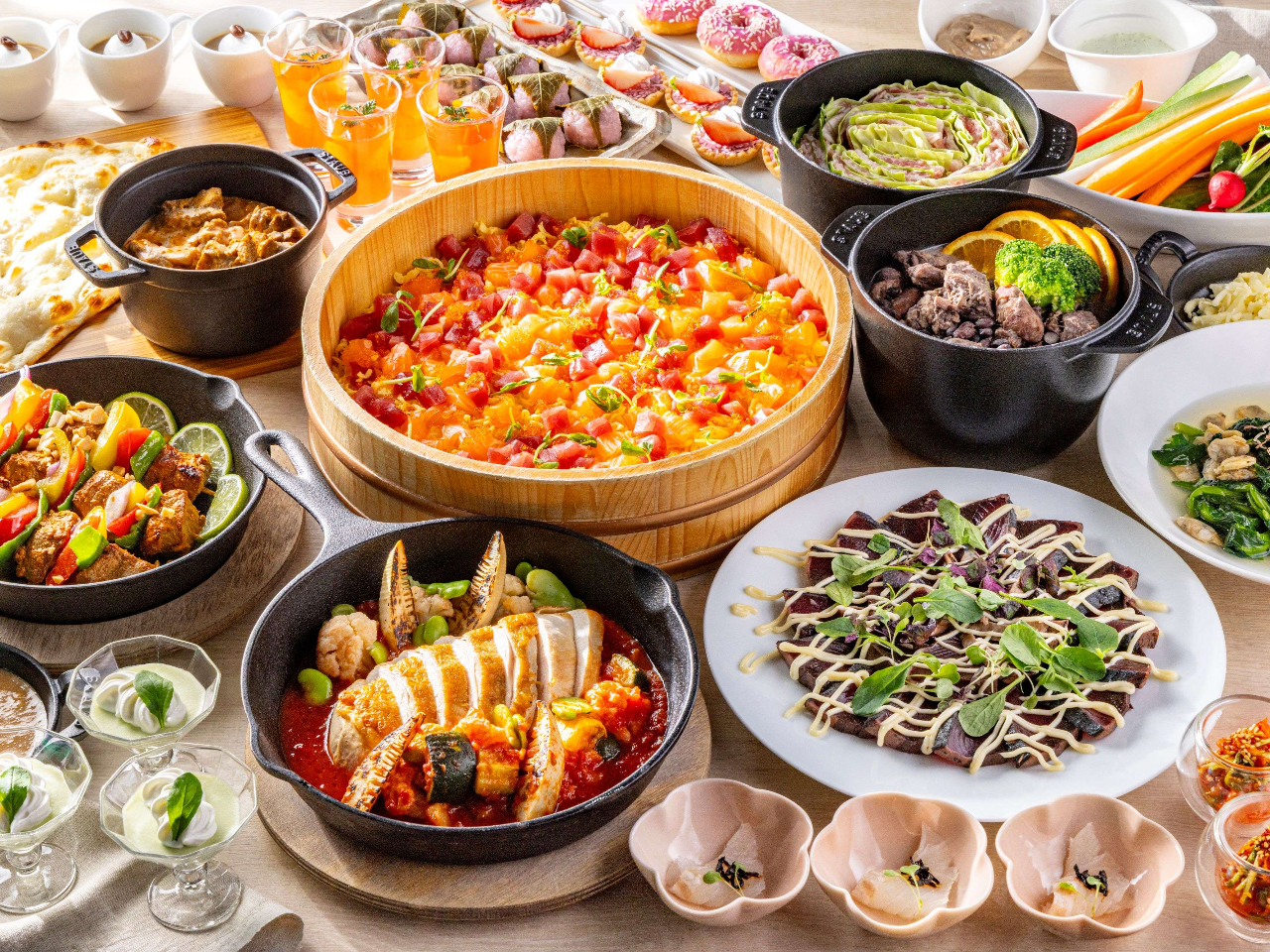 ■フォレストガーデン■ランチビュッフェ☆国産牛ハンバーグ食べ放題!アイスやデザー...