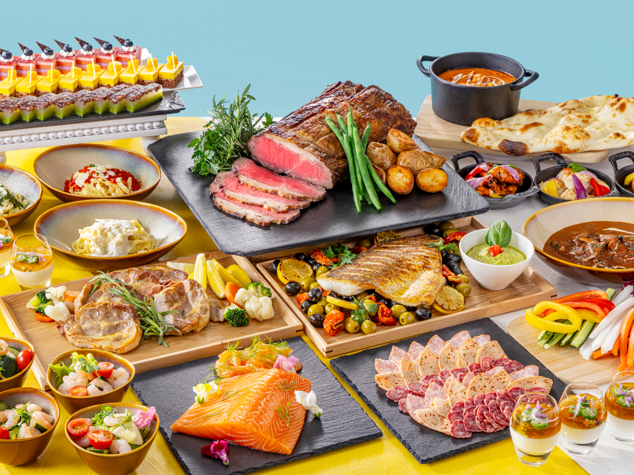 ■フォレストガーデン■ランチビュッフェ☆日替わりの鉄板焼き!アイスやデザートも充...