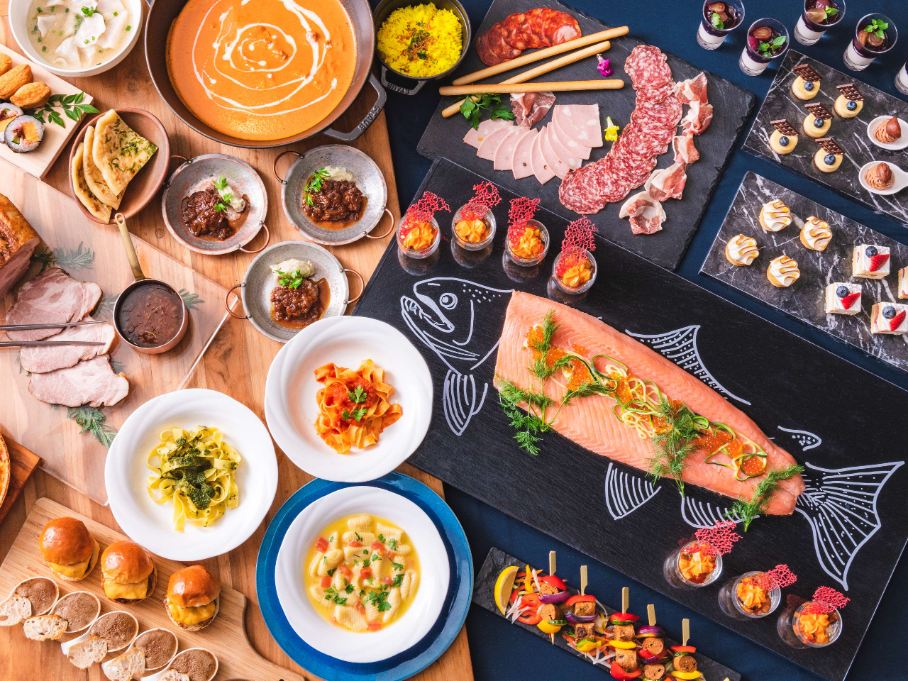 ■フォレストガーデン■ディナービュッフェ☆ローストビーフや、鉄板焼き、本格カレー...