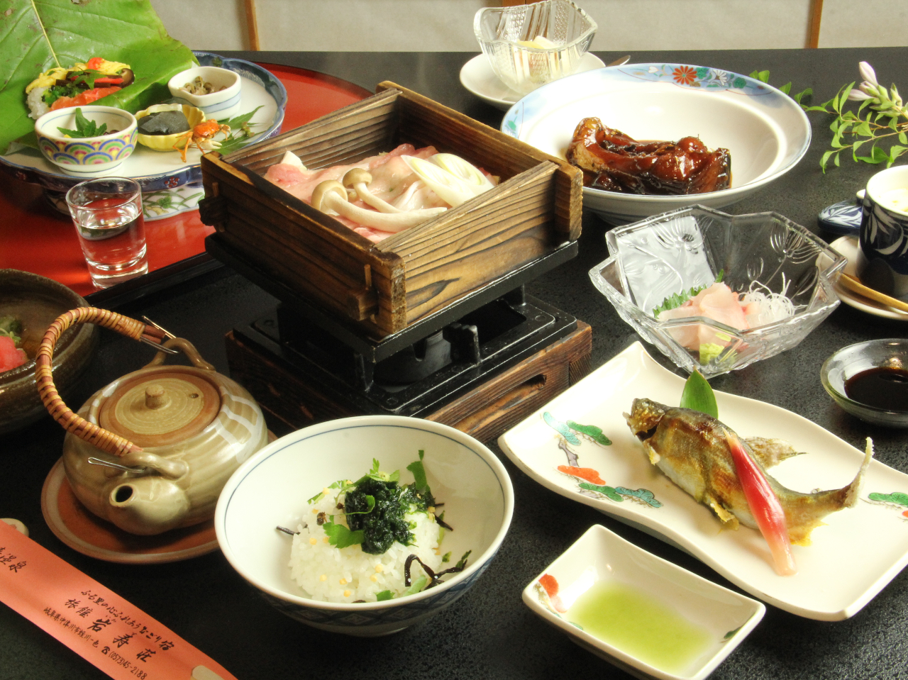 【11時半~16時】個室で味わう飛騨牛会席料理&温泉入浴(貸切風呂利用可)お一人...