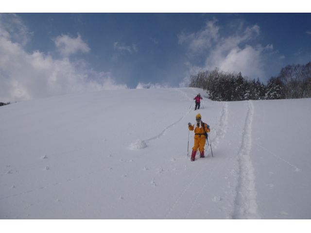 アウトドアサポートシステム:ひるがの高原スノーシュー『見当山』1日コース