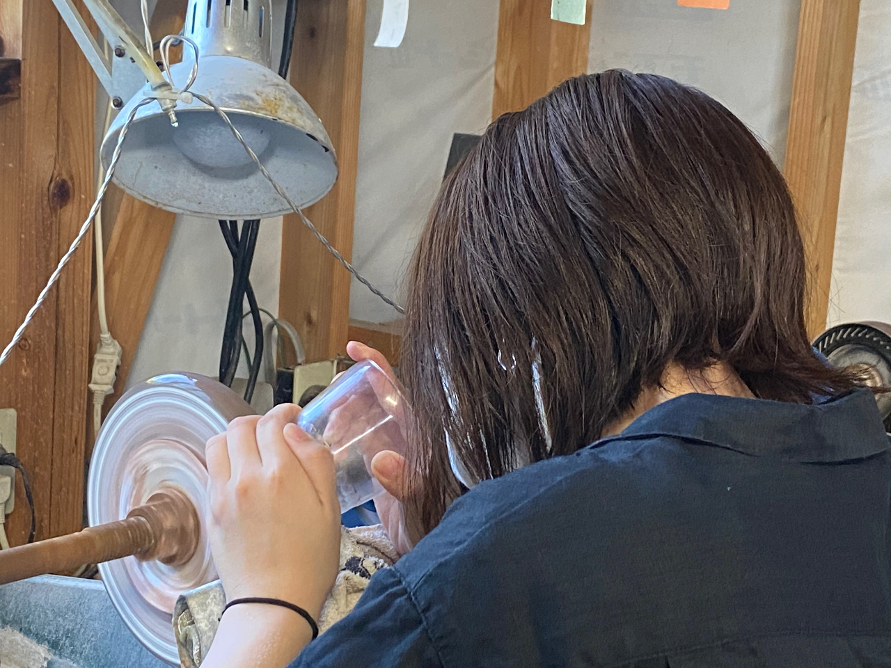 あまりにも、構えからプロの風格を出されていたので、お願いをして撮らせていただきました。