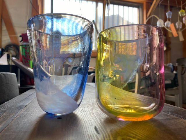 出来上がったグラスを使って飲む飲み物は普段より美味しく感じますよ。