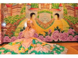 美術館1階のプリンセスホールで自由に撮影ができます