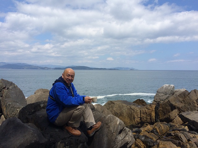 自分だけの景色の中でコーヒーブレイク♪格別です!