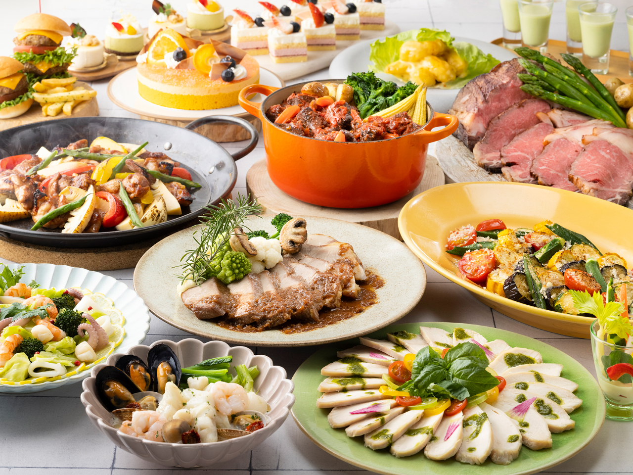 ビュッフェ/平日ランチ】4月～6月 スプリング＆アーリーサマーフェア