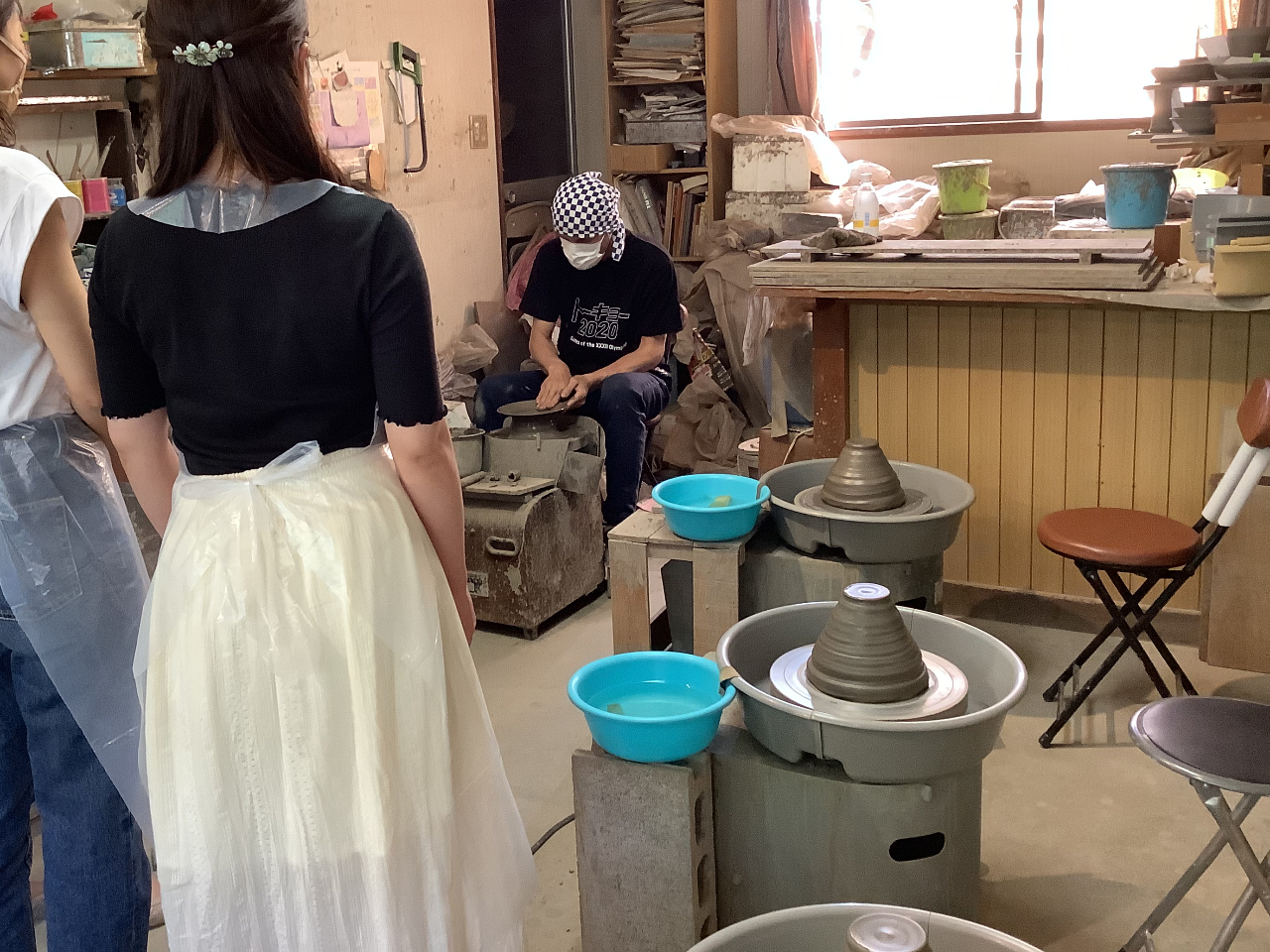 次に、講師が実際に作りながらさらに説明していきます。ぐっとイメージが出来ると思います。