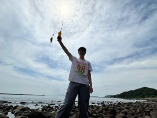 やった! 磯メシGETだぜー!